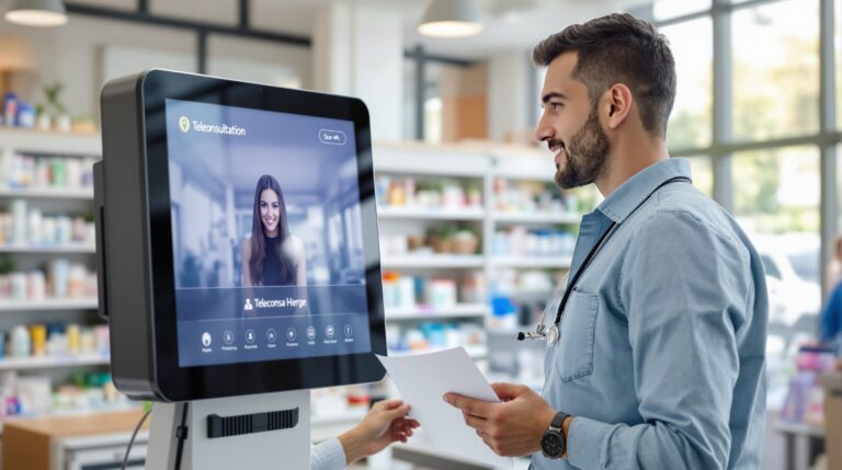 Borne médecine pharmacie : comment fonctionne la téléconsultation en officine ?