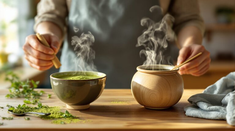 Alternative au café champignon : le matcha ou le yerba maté, comment choisir ?