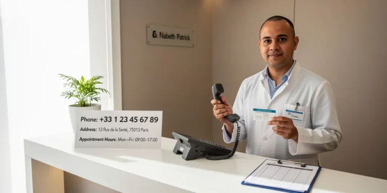 Dr Nabeth Patrick : le téléphone, l’adresse et les horaires pour RDV ?