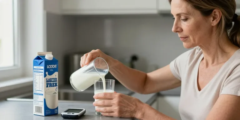 Lait sans lactose et diabète de type 2 : le risque glycémique existe-t-il ?