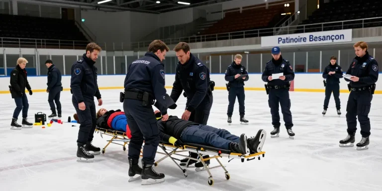 accident patinoire besançon
