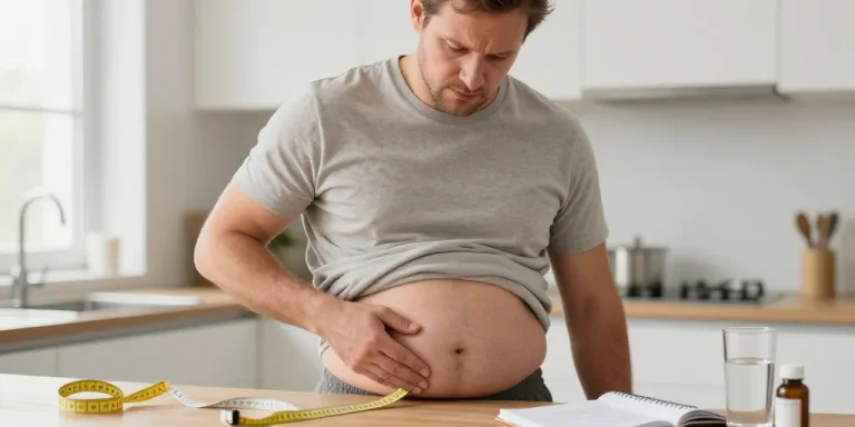 Ventre gonflé homme : le plan rapide pour dégonfler et identifier la cause ?