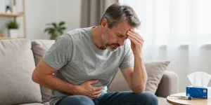 grippe et douleurs abdominales